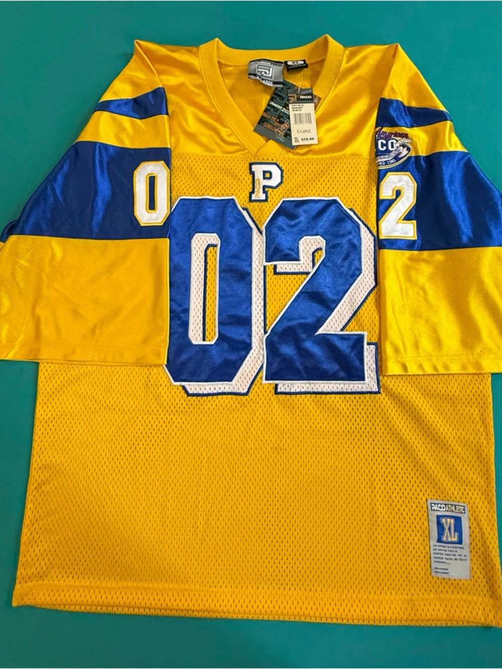 Pacesetter Yellow & Blue Football Jersey - P Brand